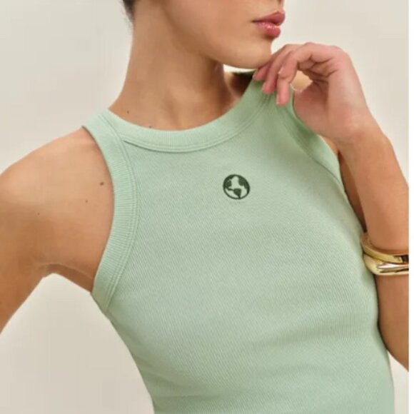 Reformation Tasha Tank Green - Size M - Picture 1 of 1